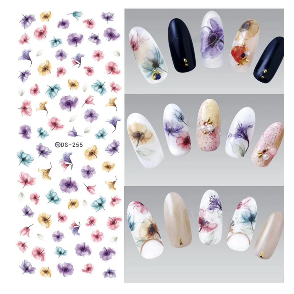 1 Sheet Nail Art Sticker Water Transfer Stickers Flower Decals Tips 3D Nail Decoration
1 Sheet Nail Art Sticker Water Transfer Stickers Flower Decals Tips 3D Nail Decoration