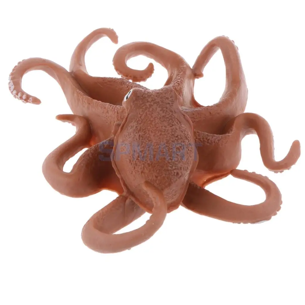 Animals Figure Toys Farm/Jungle/Sea Octopus Animals Model Aquarium Toys Realistic Wild Pastic Figurine Kid Educational Toy