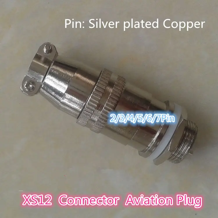 1PCS AP040 XS12 2/3/4/5/6/7Pin 12mm Male & Female Connector Aviation Plug M12 Circular Socket+Plug Silver-plated copper Pin
1PCS AP040 XS12 2/3/4/5/6/7Pin 12mm Male & Female Connector Aviation Plug M12 Circular Socket+Plug Silver-plated copper Pin