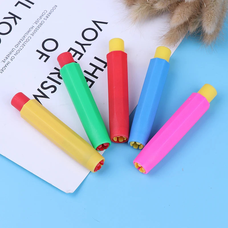 5pcs Colourful Chalk Holders Clean Teaching Hold for Teacher Children Kawaii StationeryHealth Non-toxic Chalk random Chalk Clip
5pcs Colourful Chalk Holders Clean Teaching Hold for Teacher Children Kawaii StationeryHealth Non-toxic Chalk random Chalk Clip