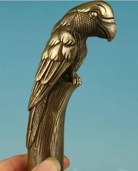 YM 324 Gothic Old Brass Handmade Parrot Statue Cane Walking Stick Head Umberlla Handle
YM 324 Gothic Old Brass Handmade Parrot Statue Cane Walking Stick Head Umberlla Handle