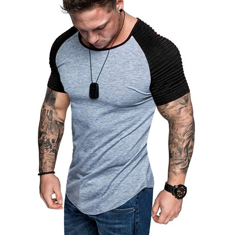 2019 New Casual Patchwork Men T Shirt Short Sleeve Man T Shirts Bodybuilding Summer Slim Male Tees Dropshipping
2019 New Casual Patchwork Men T Shirt Short Sleeve Man T Shirts Bodybuilding Summer Slim Male Tees Dropshipping