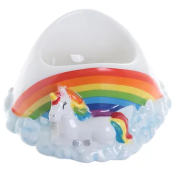 1Piece Egg Cup Enchanted Rainbow Unicorn Ceramic Egg Holder Breakfast Gift Dining Cute Kitchen Egg Tool
1Piece Egg Cup Enchanted Rainbow Unicorn Ceramic Egg Holder Breakfast Gift Dining Cute Kitchen Egg Tool