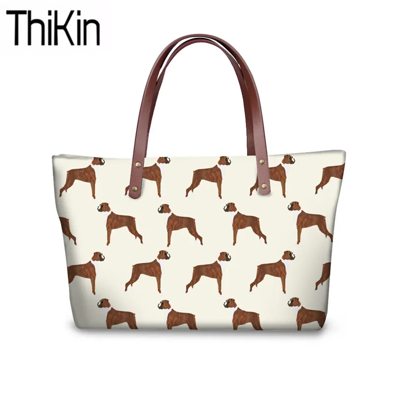 THIKIN Women Cute Boxer Dog Printing Shoulder Messenger Bag Ladies Fashion Hand Tote Bag for Females Casual Top-Handle Bags
THIKIN Women Cute Boxer Dog Printing Shoulder Messenger Bag Ladies Fashion Hand Tote Bag for Females Casual Top-Handle Bags
