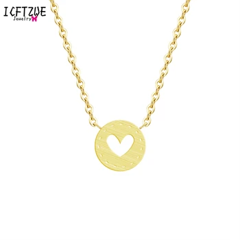 Gold Chain Button Heart Womens Necklaces Jewelry Gargantilha Choker Charm Pendants Stainless Steel Friend Bridesmaid Gift 
Gold Chain Button Heart Womens Necklaces Jewelry Gargantilha Choker Charm Pendants Stainless Steel Friend Bridesmaid Gift