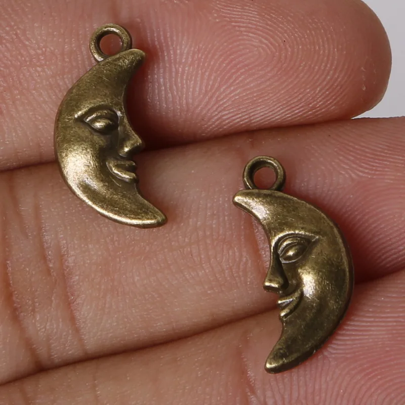 Hot Sale 9*19mm 8pcs Zinc Alloy Charms Antique Bronze Plated Moon Pendants Jewelry Findings Fit DIY
Hot Sale 9*19mm 8pcs Zinc Alloy Charms Antique Bronze Plated Moon Pendants Jewelry Findings Fit DIY