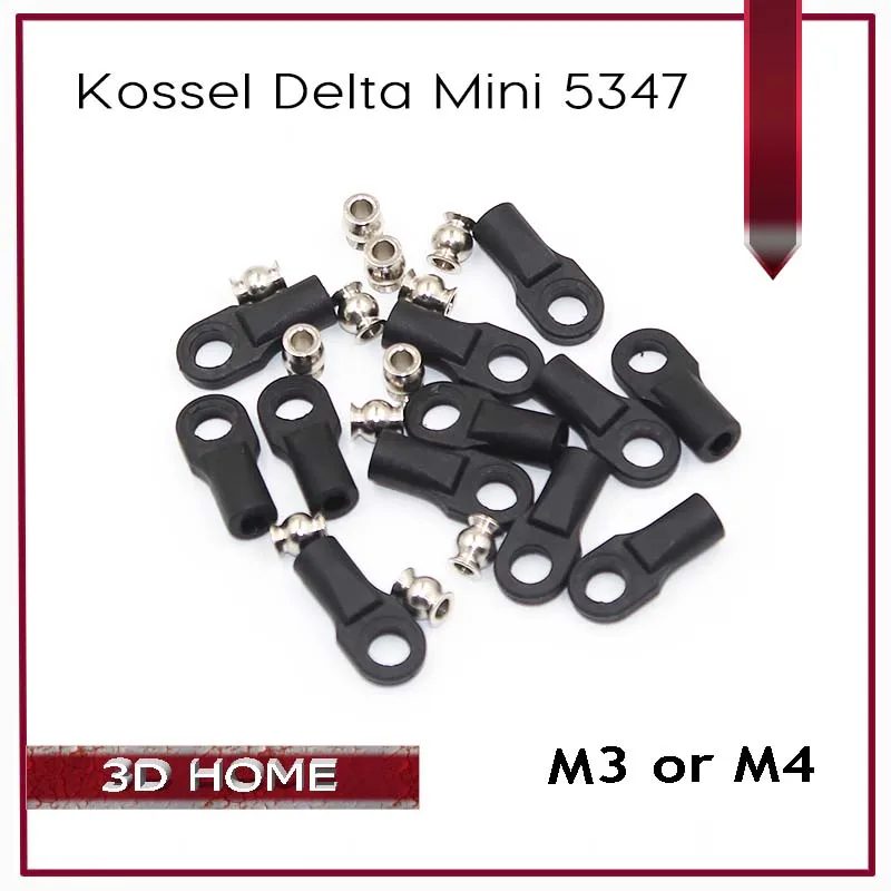 1Set=12 Kossel Delta Mini 5347 Buckle For M3 M4 Ball Caps Parallel Arm Rod Carbon Rod Joints Balls & handles For 3D Printer
1Set=12 Kossel Delta Mini 5347 Buckle For M3 M4 Ball Caps Parallel Arm Rod Carbon Rod Joints Balls & handles For 3D Printer