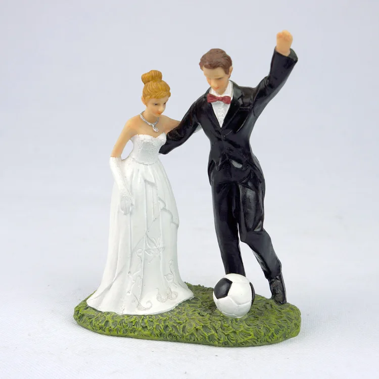 Wedding cake topper Cake decoration wedding souvenirs gift Funny Football Bride and Groom Topper World Cup love cake topper
Wedding cake topper Cake decoration wedding souvenirs gift Funny Football Bride and Groom Topper World Cup love cake topper