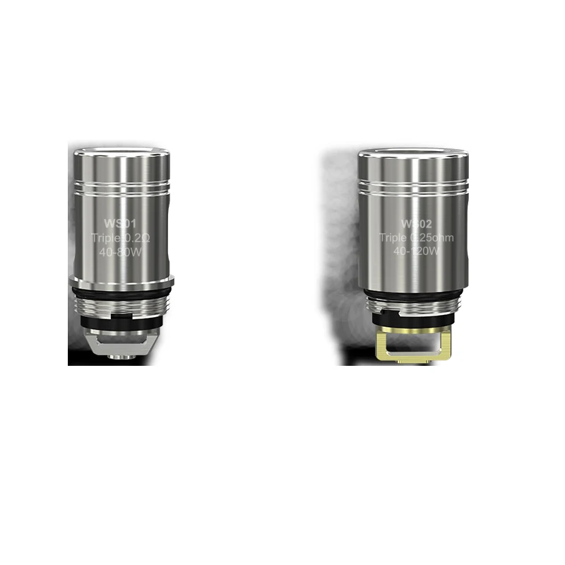 5pcs/Lot Original WS01 Triple 0.2ohm WS02 Triple 0.25ohm Coil Head Fit for Wismec Sinuous P80 Predator 228 P228 FJ200 BOX MOD
5pcs/Lot Original WS01 Triple 0.2ohm WS02 Triple 0.25ohm Coil Head Fit for Wismec Sinuous P80 Predator 228 P228 FJ200 BOX MOD