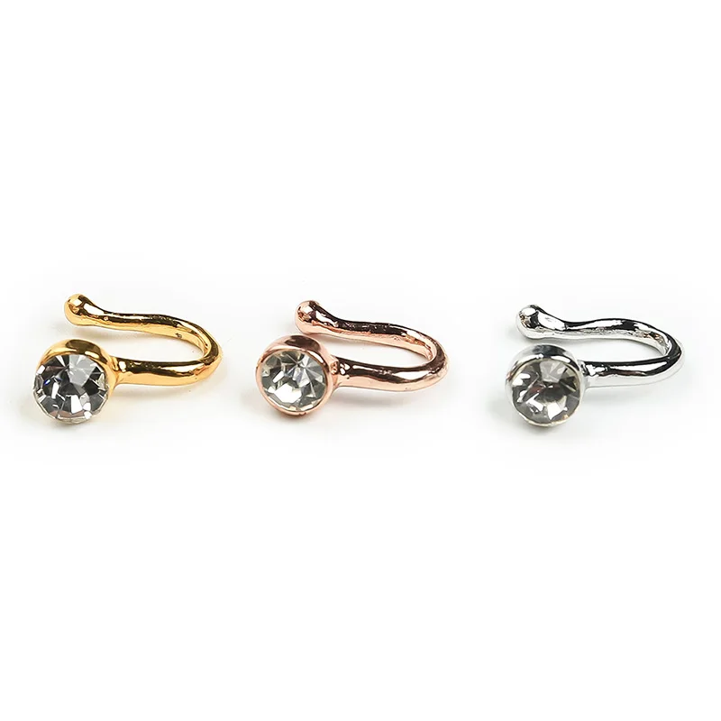 Round Crystal Nose Rings Clip Fake Nose Ring Body Fake Piercing Jewelry For Women
Round Crystal Nose Rings Clip Fake Nose Ring Body Fake Piercing Jewelry For Women