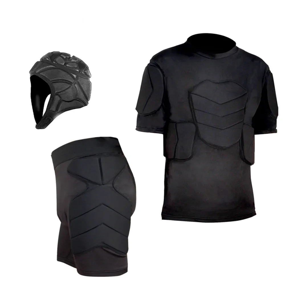Sports safety protection thicken gear soccer goalkeeper jersey elbow knee pads football jerseys vest padded protector breathable
Sports safety protection thicken gear soccer goalkeeper jersey elbow knee pads football jerseys vest padded protector breathable