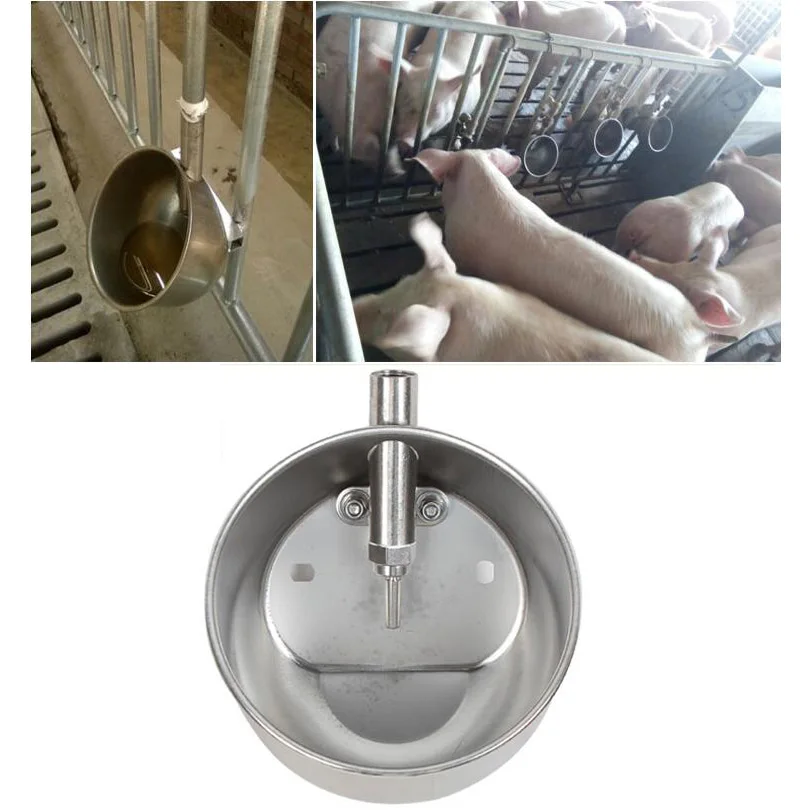 Stainless steel pig drinking water bowl, pig water nozzle automatic feeding water, breeding equipment
Stainless steel pig drinking water bowl, pig water nozzle automatic feeding water, breeding equipment
