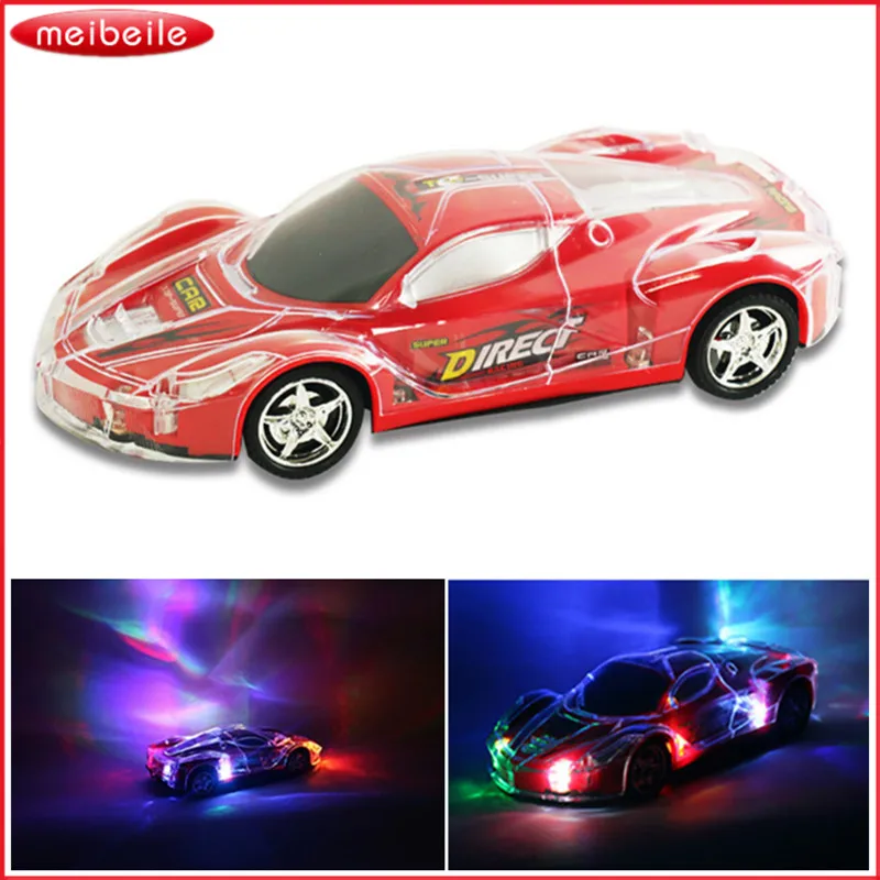 Aurora Flashing RC Car 20*8.5*4.5cm Transparent Protecting Shell 4CH Remote Control Toy Racing Car Toy Car Model Random Color
Aurora Flashing RC Car 20*8.5*4.5cm Transparent Protecting Shell 4CH Remote Control Toy Racing Car Toy Car Model Random Color