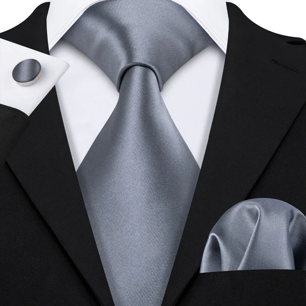 Sliver Gray Solid Fashion NeckTie For Men Business Party Wedding Classic 100% Silk Tie Barry.Wang Neckwear Dropshipping LS-5114
Sliver Gray Solid Fashion NeckTie For Men Business Party Wedding Classic 100% Silk Tie Barry.Wang Neckwear Dropshipping LS-5114