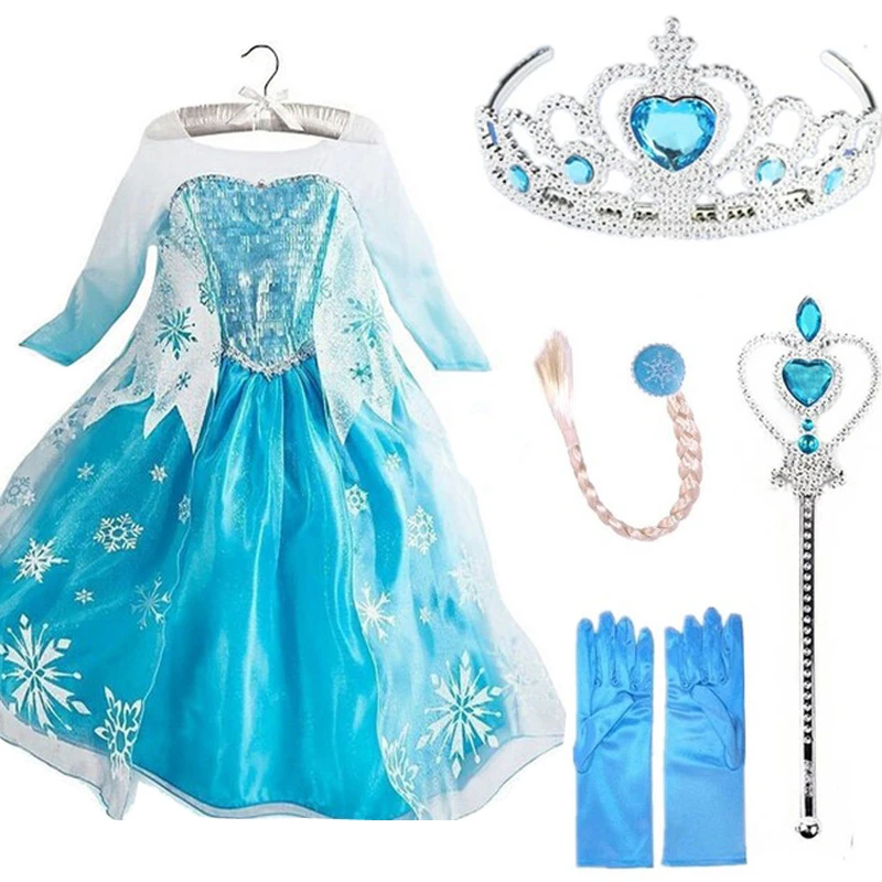 Elsa Dresses Elsa Costumes Dress for Girls Snow Queen Princess Elza Anna Cosplay Birthday Kids Girls Clothing Elsa Party Set
Elsa Dresses Elsa Costumes Dress for Girls Snow Queen Princess Elza Anna Cosplay Birthday Kids Girls Clothing Elsa Party Set
