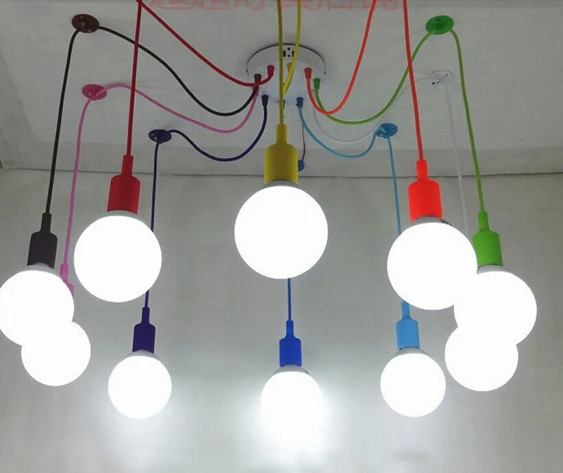 E27 Spider-colored Pendant Lighting Children's Room Bedroom Decorated Restaurant Cafe Clothing Store Lamps
E27 Spider-colored Pendant Lighting Children's Room Bedroom Decorated Restaurant Cafe Clothing Store Lamps