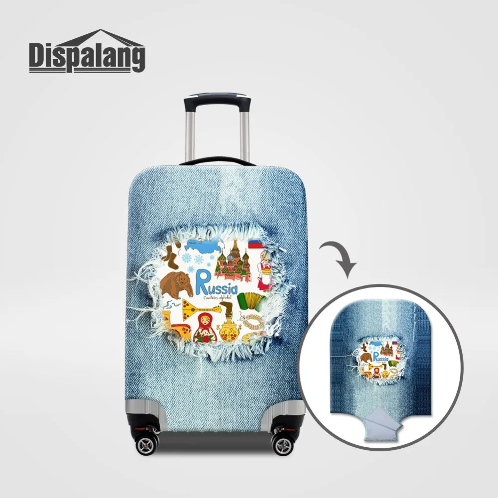 Russia Country Denim Prints Elastic Luggage Protective Cover 18-32 inch Anti-dust Suitcase Cover with Zipper Travel Accessories
Russia Country Denim Prints Elastic Luggage Protective Cover 18-32 inch Anti-dust Suitcase Cover with Zipper Travel Accessories