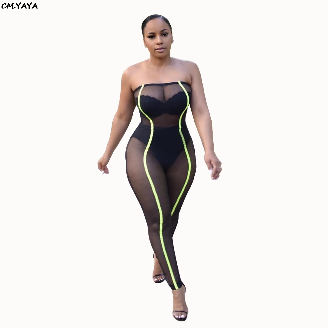 2019 women new outfit mesh transparent sexy bodycon night club party jumpsuit strapless beach skinny romper playsuit L8043
2019 women new outfit mesh transparent sexy bodycon night club party jumpsuit strapless beach skinny romper playsuit L8043