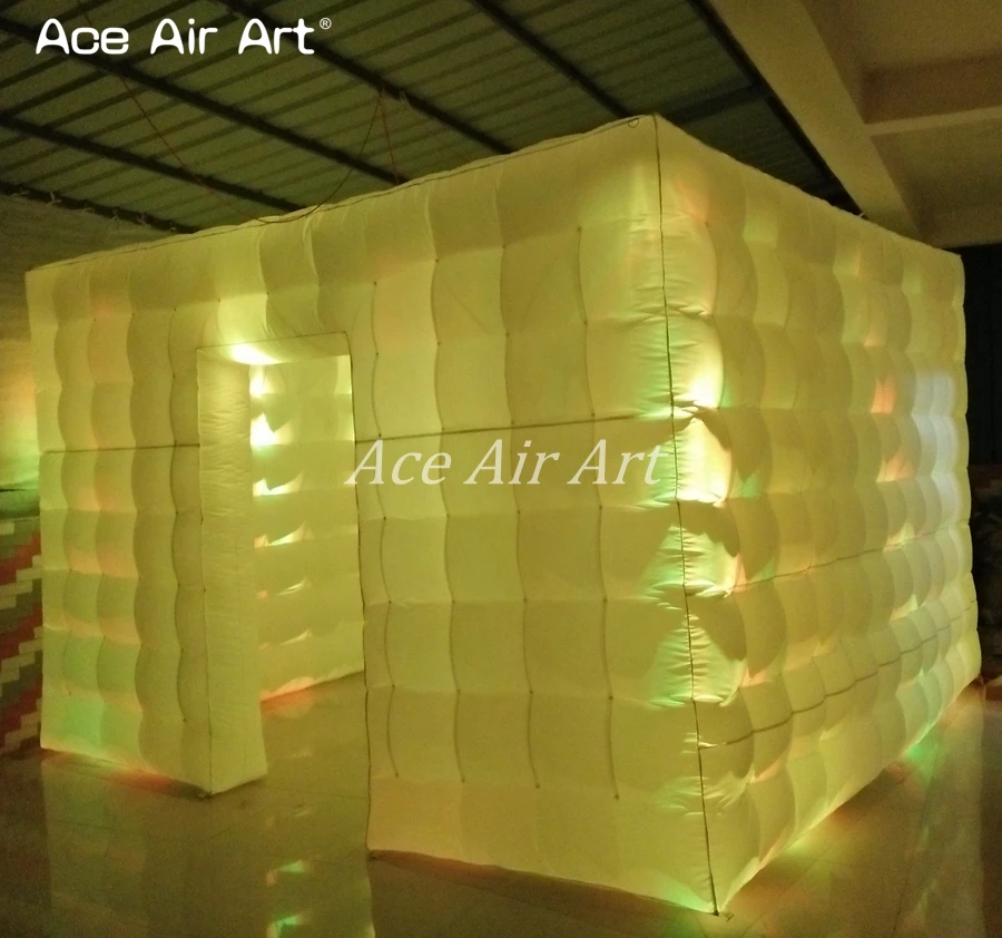 Светодиодный надувной фотобокс для вечерние выдвижной куб мероприятий Офисная