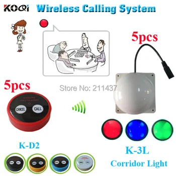 Chess room equipment waiter K-D2 pagers for client in the room and room light color to show and alert for waiter in the corridor
Chess room equipment waiter K-D2 pagers for client in the room and room light color to show and alert for waiter in the corridor
