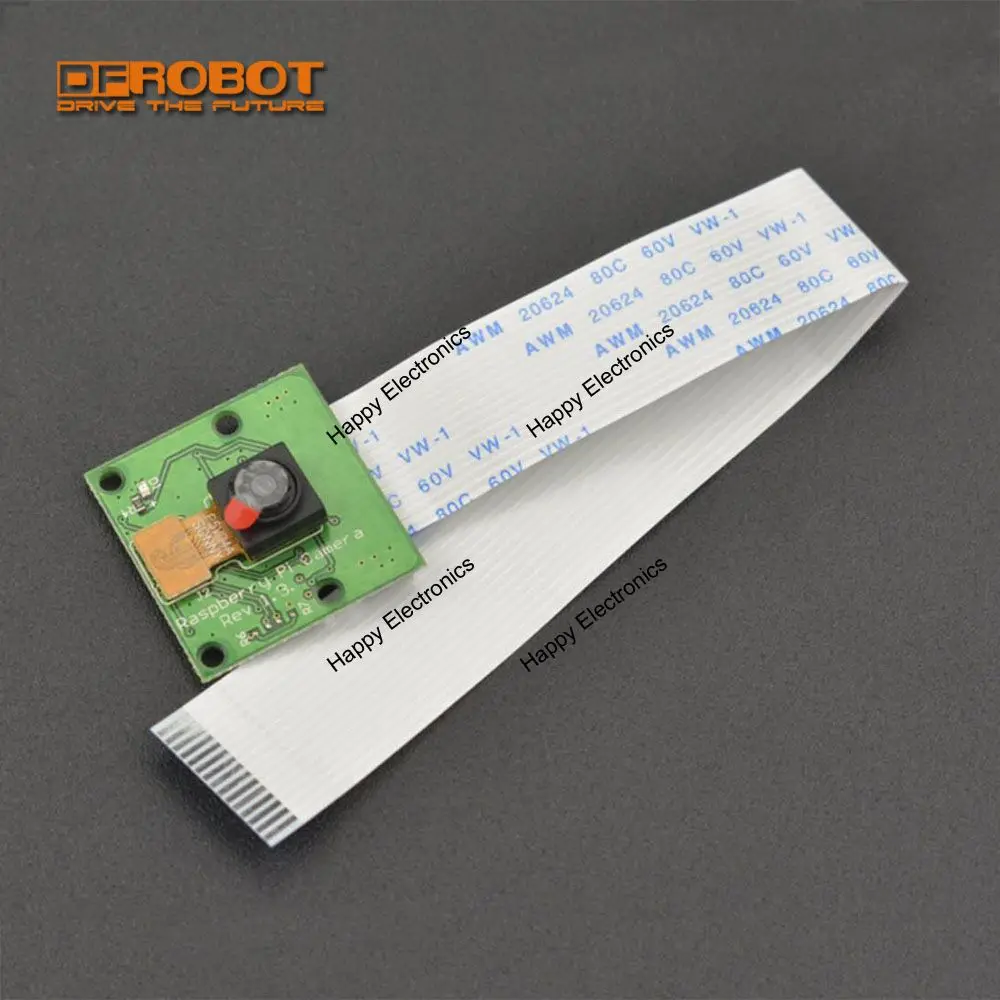 DFRobot high-definition Camera CSI Interface used to take 5 megapixel photos and 1080p VGA90 video for Raspberry Pi B+/2B/3B/3B+
DFRobot high-definition Camera CSI Interface used to take 5 megapixel photos and 1080p VGA90 video for Raspberry Pi B+/2B/3B/3B+