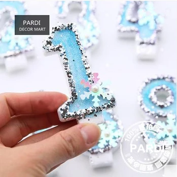 Hand made Paillette Ice model candle Blue creative digital candle child love kids birthday candle 1pc/lot
Hand made Paillette Ice model candle Blue creative digital candle child love kids birthday candle 1pc/lot
