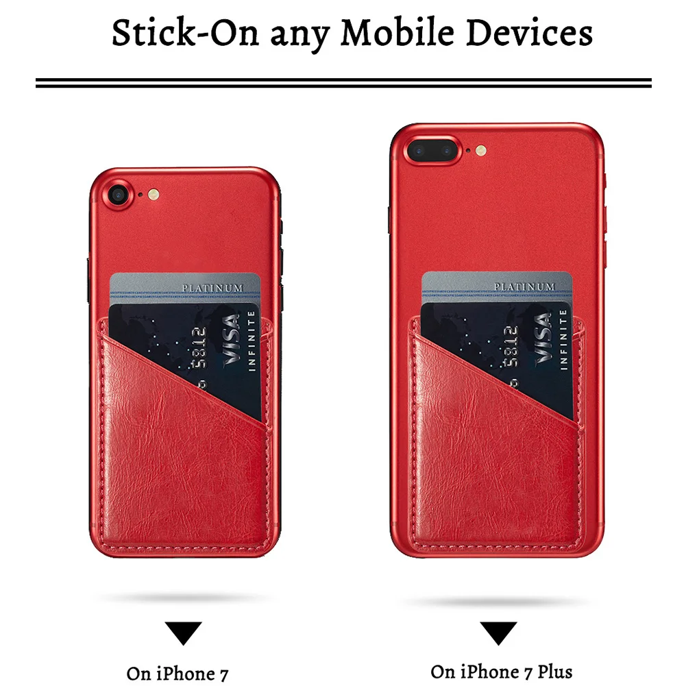 Universal Solid Phone Card Holder Mini Back Adhesive Stick On Pocket Inserting Secure Double-deck Leather Wallet Case
Universal Solid Phone Card Holder Mini Back Adhesive Stick On Pocket Inserting Secure Double-deck Leather Wallet Case