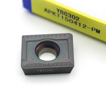 10Pcs APKT150412-PM YBG302 CNC blade alloy carbide cutting tool carbide inserts Processing of steel
10Pcs APKT150412-PM YBG302 CNC blade alloy carbide cutting tool carbide inserts Processing of steel