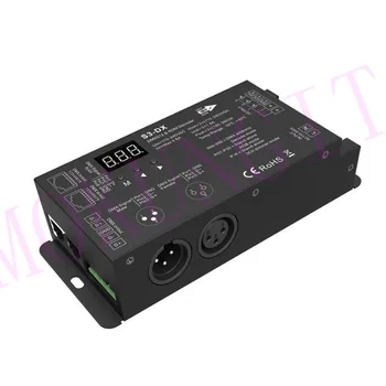 

3CH*1.5A 110-240VAC RF2.4GHz DMX Decoder S3-DX Single color Dual white RGB LED strip light high power DMX512 Decoder