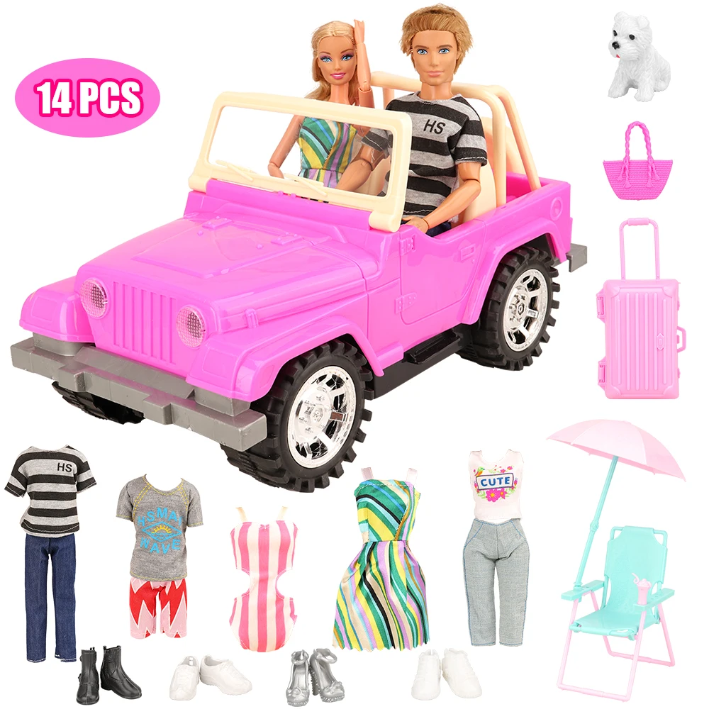 Newest handmade cheap 14 items/set doll Accessories = 1 toy SUV +13 Accessories lover travel clothes For Barbie Ken couple toy
Newest handmade cheap 14 items/set doll Accessories = 1 toy SUV +13 Accessories lover travel clothes For Barbie Ken couple toy