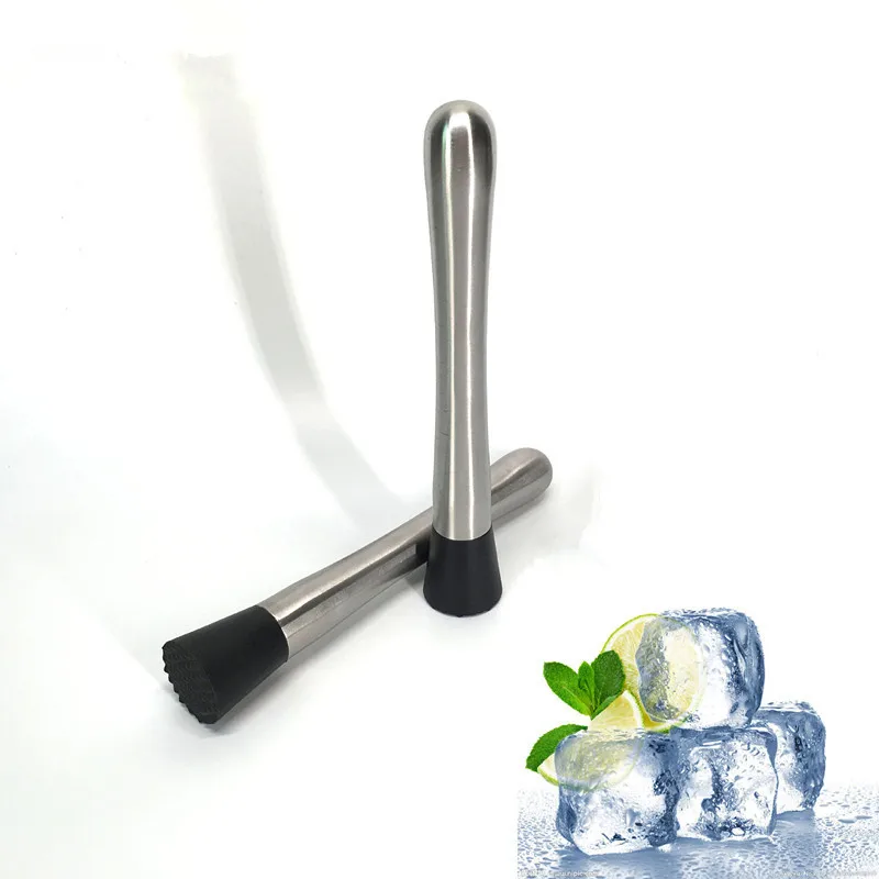 1PC Stainless Steel Stir Bar Bar Mixer Mojito Cocktail Muddler DIY Drink Fruit Ice Muddler Barware Bartenders Tools OK 0423
1PC Stainless Steel Stir Bar Bar Mixer Mojito Cocktail Muddler DIY Drink Fruit Ice Muddler Barware Bartenders Tools OK 0423
