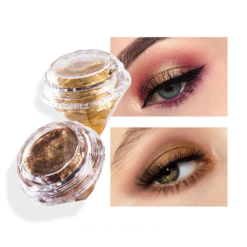 

langmanni 6 Colors Diamond Shimmer Liquid Eyeshadow Charming Make Up Palette Pigment Eye Shadow Cosmetics New