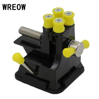 Mini DIY Metal Table Bench Vise Aluminium Alloy Engraving Fixture Clamp For Jewelries Craft Mould Fixed Repair Welding Hand Tool
Mini DIY Metal Table Bench Vise Aluminium Alloy Engraving Fixture Clamp For Jewelries Craft Mould Fixed Repair Welding Hand Tool