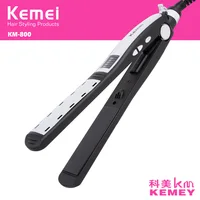 Kemei hair straightener styling tools professional ionic flat irons straightening Irons women curling irons curler image