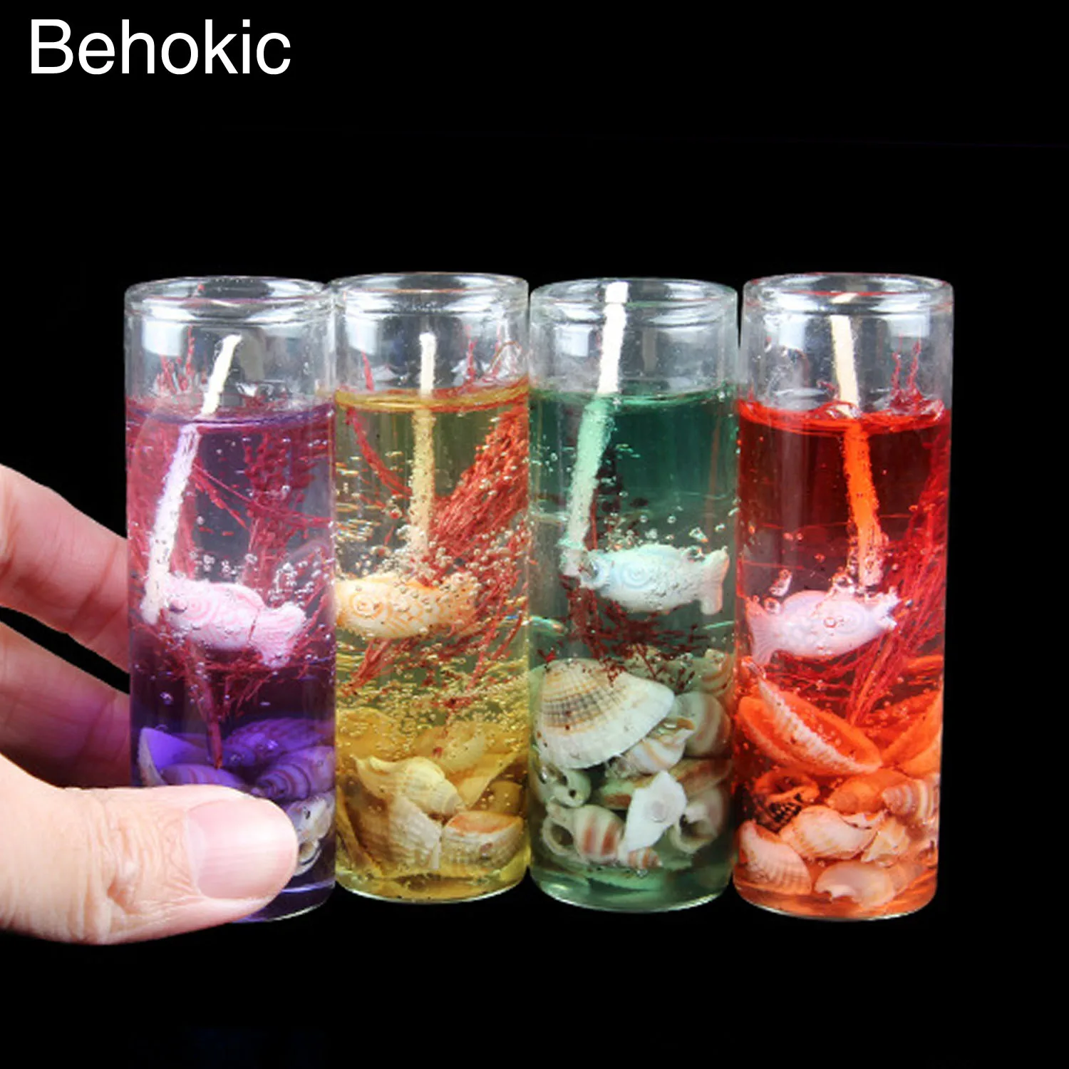 1 Pcs Romantic Smokeless Glass Imitation Ocean World Shells Jelly Candles Decor for Birthday Christma Parties Holidays Random
1 Pcs Romantic Smokeless Glass Imitation Ocean World Shells Jelly Candles Decor for Birthday Christma Parties Holidays Random