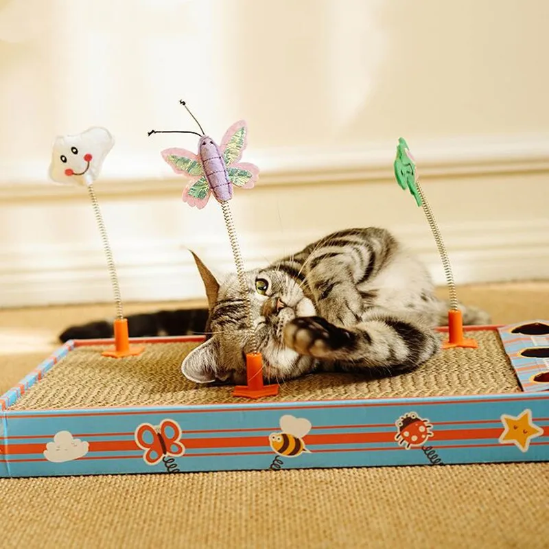 2019 New Corrugated Paper Cats Scratch Board Grinding Nails Interactive Shake Teaser Cat Toy Cat Scratcher Toy
2019 New Corrugated Paper Cats Scratch Board Grinding Nails Interactive Shake Teaser Cat Toy Cat Scratcher Toy