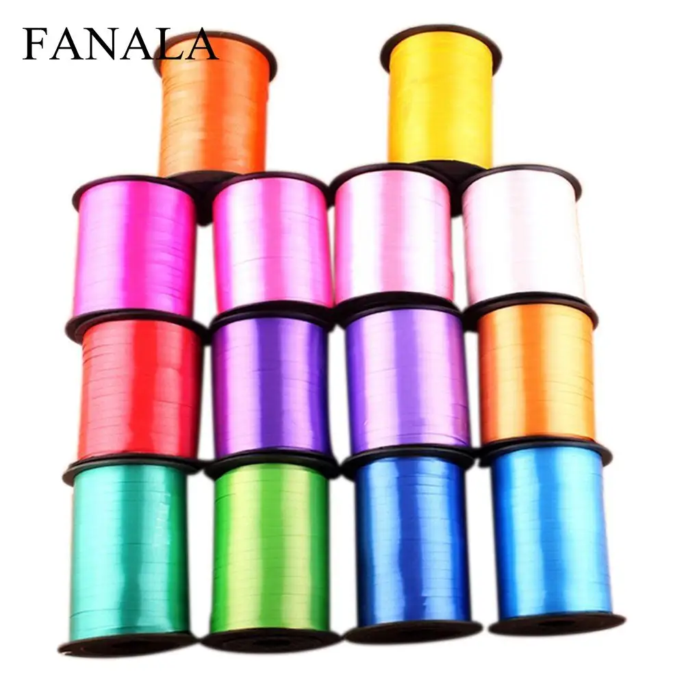 Ribbons 1PC/250Yard Balloons Balloon Supplies Accessories Decoration DIY Wedding Curling Birthday Ribbon Party Ribbon Colorful
Ribbons 1PC/250Yard Balloons Balloon Supplies Accessories Decoration DIY Wedding Curling Birthday Ribbon Party Ribbon Colorful