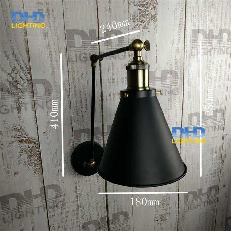 Free shipping vintage calssical wall sconce lights home indoor lighting black iron with E27 60W edison bulb beside wall lamp
Free shipping vintage calssical wall sconce lights home indoor lighting black iron with E27 60W edison bulb beside wall lamp