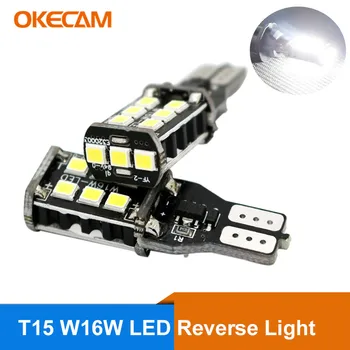 OKECAM 2pcs Canbus T15 LED Reverse Light W16W 15 SMD 2835 LED Car Backup Reverse Lights Bulb for BMW Toyota Camry
OKECAM 2pcs Canbus T15 LED Reverse Light W16W 15 SMD 2835 LED Car Backup Reverse Lights Bulb for BMW Toyota Camry