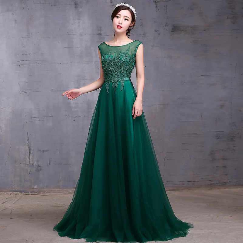Green Evening Dress Spring Fashion 2019 Illusion O-neck Beading Sexy Backless Prom Dress A-line High Quality Banquet Dresses
Green Evening Dress Spring Fashion 2019 Illusion O-neck Beading Sexy Backless Prom Dress A-line High Quality Banquet Dresses
