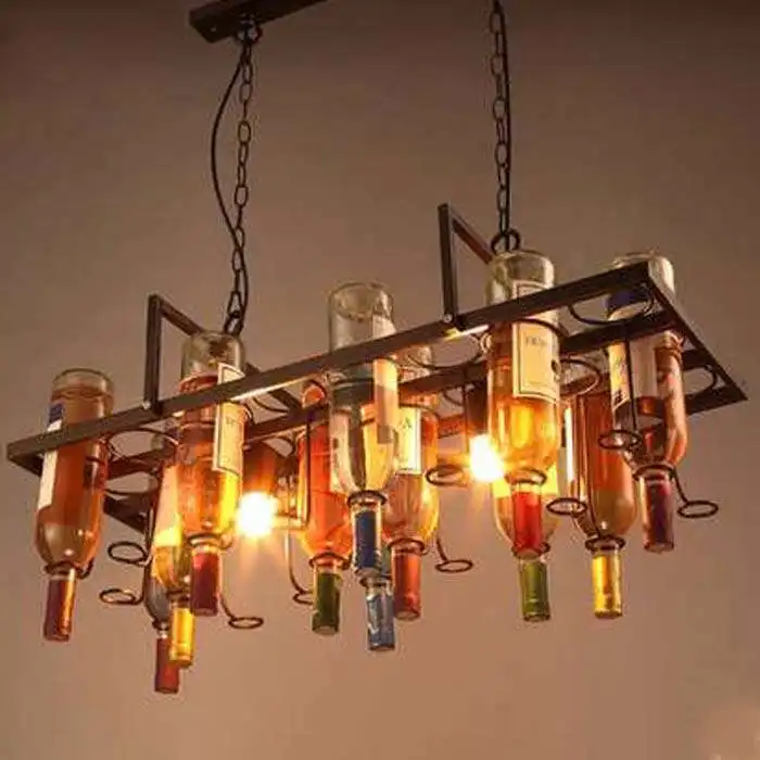 Creative Loft Bar Restaurant Cafe bar living room decorative bottle personalized artistic designer pendant lamp
Creative Loft Bar Restaurant Cafe bar living room decorative bottle personalized artistic designer pendant lamp