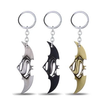 12pcs/lot Superhero Batman V Superman Keychain Metal Key Rings For Gift Key chain Jewelry for car
12pcs/lot Superhero Batman V Superman Keychain Metal Key Rings For Gift Key chain Jewelry for car