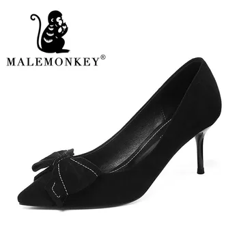 2019 Autumn High Quality Women Pumps Pointed Toe shoes Bowtie Thin High Heels Wedding and Party Shoes
2019 Autumn High Quality Women Pumps Pointed Toe shoes Bowtie Thin High Heels Wedding and Party Shoes