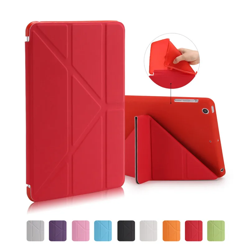Smart Case For iPad Mini 1 2 3 7.9 Soft leather Case 5 Shapes Transformer Folding Cross With Automatic Sleep & Wake-Up Function
Smart Case For iPad Mini 1 2 3 7.9 Soft leather Case 5 Shapes Transformer Folding Cross With Automatic Sleep & Wake-Up Function