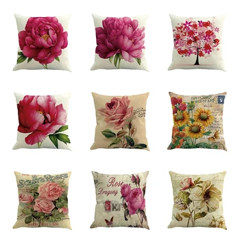 Love Flower Cotton Linen Pillow Cover Throw Pillow Case Vintage Home Car Decorative Pillowcase Sofa Cushion Covers
Love Flower Cotton Linen Pillow Cover Throw Pillow Case Vintage Home Car Decorative Pillowcase Sofa Cushion Covers