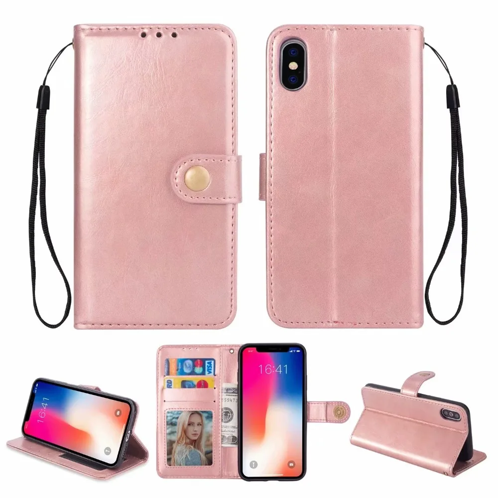 For Apple iPhone X Case Flip Leather Case for iPhone X Wallet Cover