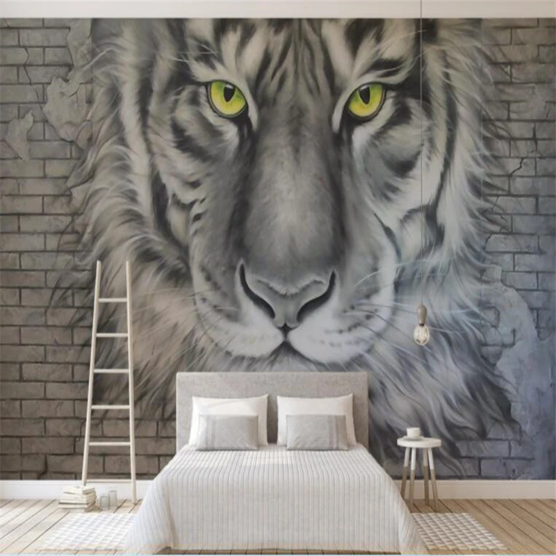 beibehang 3d wallpaperCustom HD 3D Relief Tigers Mural Decoration 3d wallpaper Background Wall Paper wallpapers for living room
beibehang 3d wallpaperCustom HD 3D Relief Tigers Mural Decoration 3d wallpaper Background Wall Paper wallpapers for living room