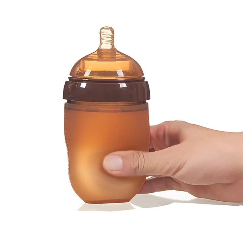 Feeding Bottle For Newborn Baby Silicone Bottle Anti Colic Air Vent Wide Neck Natural Nursing Infant 0-18M
Feeding Bottle For Newborn Baby Silicone Bottle Anti Colic Air Vent Wide Neck Natural Nursing Infant 0-18M