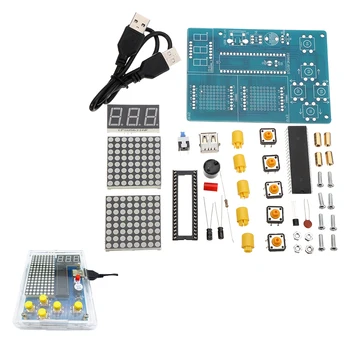 51 SCM Chip Game Console Electronic Production DIY Kit Play Game Design Board Module
51 SCM Chip Game Console Electronic Production DIY Kit Play Game Design Board Module