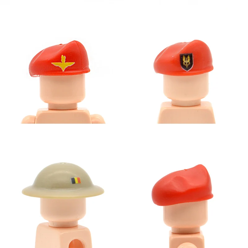 10pcs/lot WW2 British Helmets Printed MK2 Military Army Beret Cap MOC Blocks Building Bricks Toys for Children
10pcs/lot WW2 British Helmets Printed MK2 Military Army Beret Cap MOC Blocks Building Bricks Toys for Children